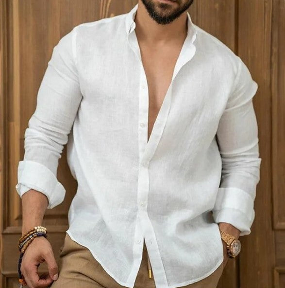 Button down casual shirt for men