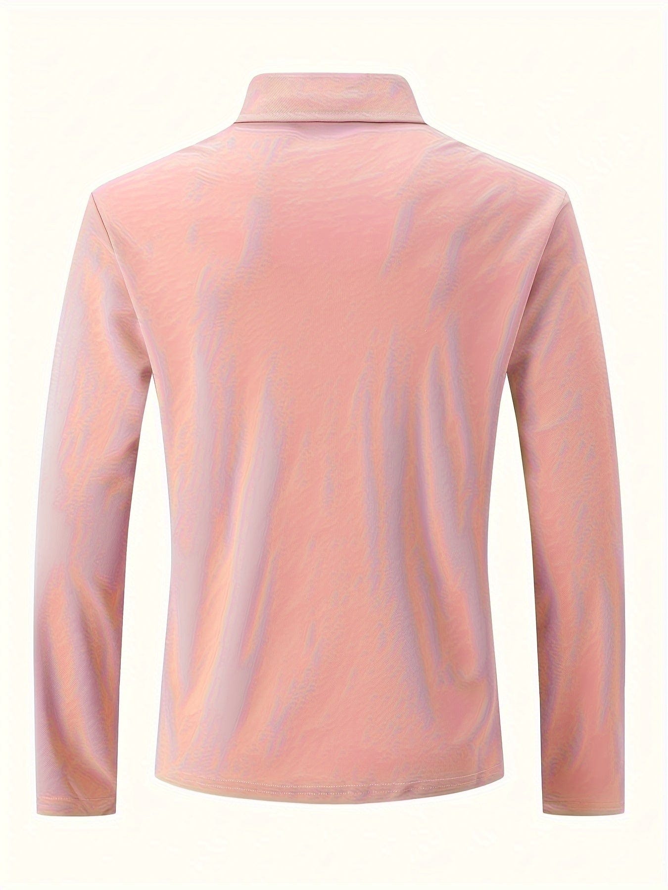 Long sleeve polo shirt for men