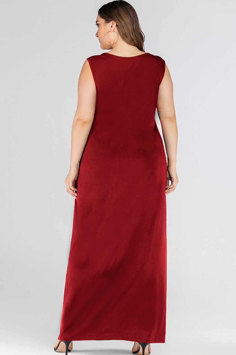 Women's sleeveless maxi dress for effortless comfort
