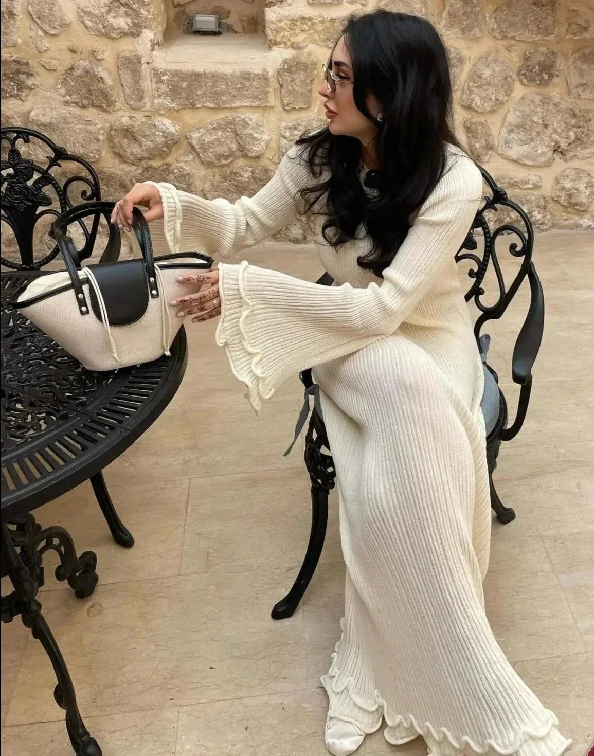 Women's long sleeve maxi dress