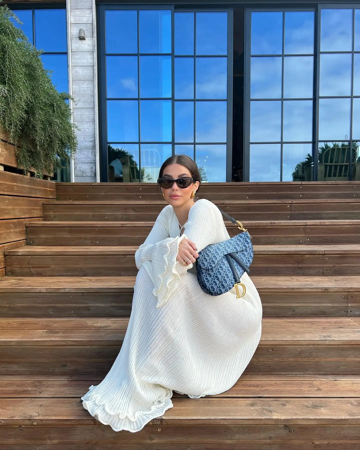Women's long sleeve maxi dress