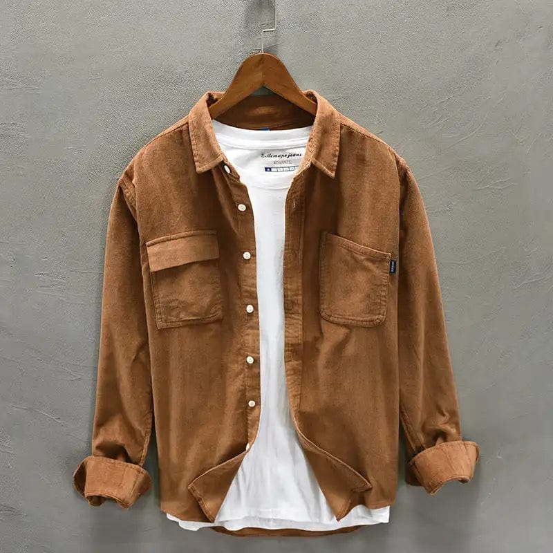 Men's casual front pocket shirt
