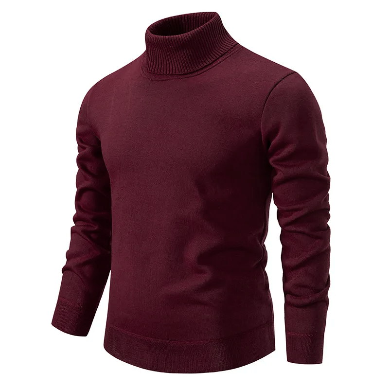 Men's casual turtleneck pull-over sweater