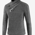 Elegant turtleneck sweater for men's