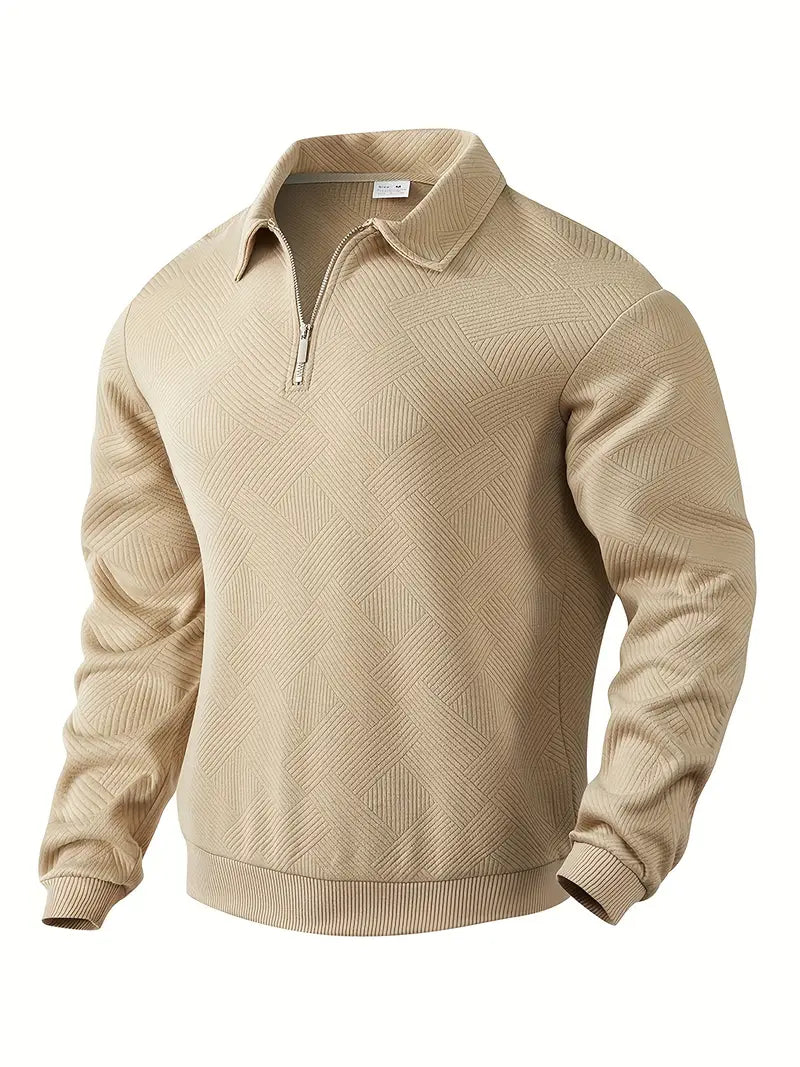 Casual collar button pullover