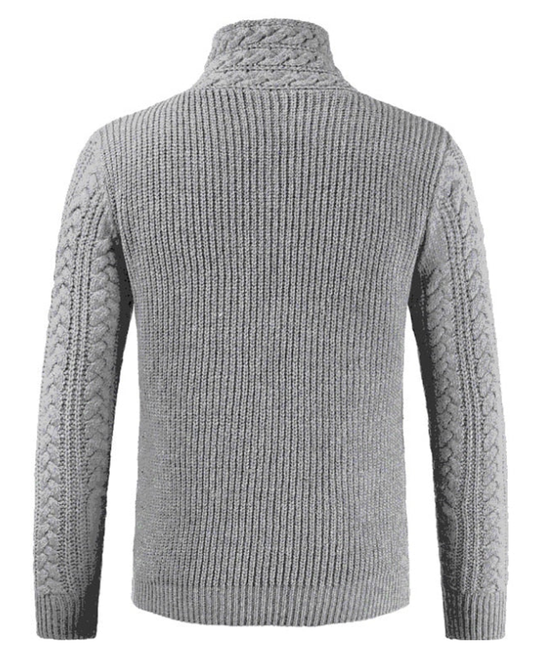 Elegant turtleneck sweater for men's