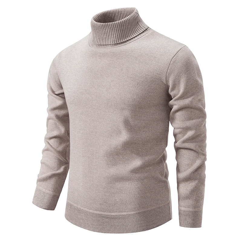 Men's casual turtleneck pull-over sweater