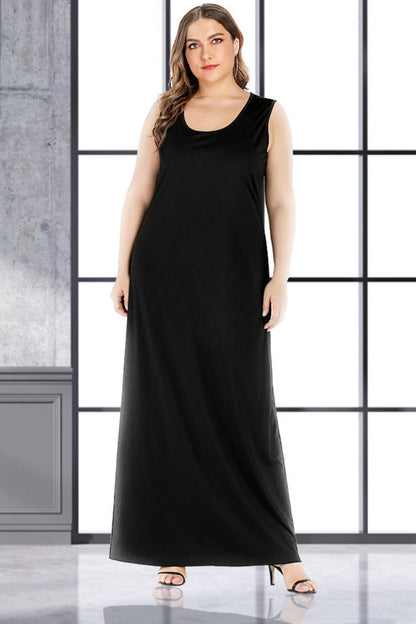 Women's sleeveless maxi dress for effortless comfort